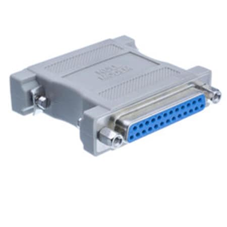 Cable Wholesale Null Modem Adapter, DB25 Male to DB25 Female 30D3-38200
